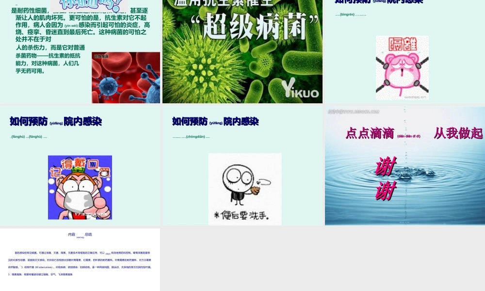 2022年医学专题—医院感染的常见细菌.ppt