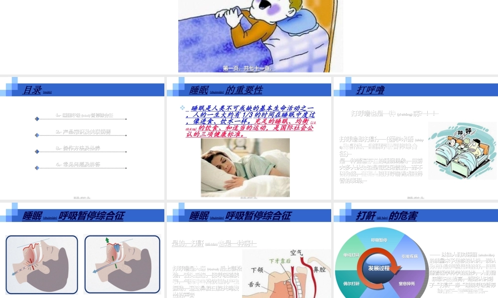 2022年医学专题—呼吸机及阻鼾器.ppt