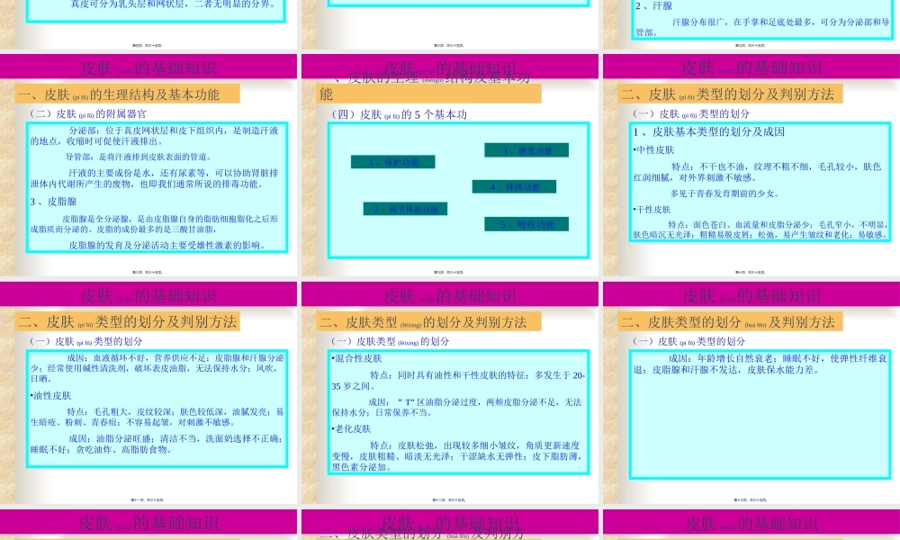 2022年医学专题—皮肤基础知识.ppt