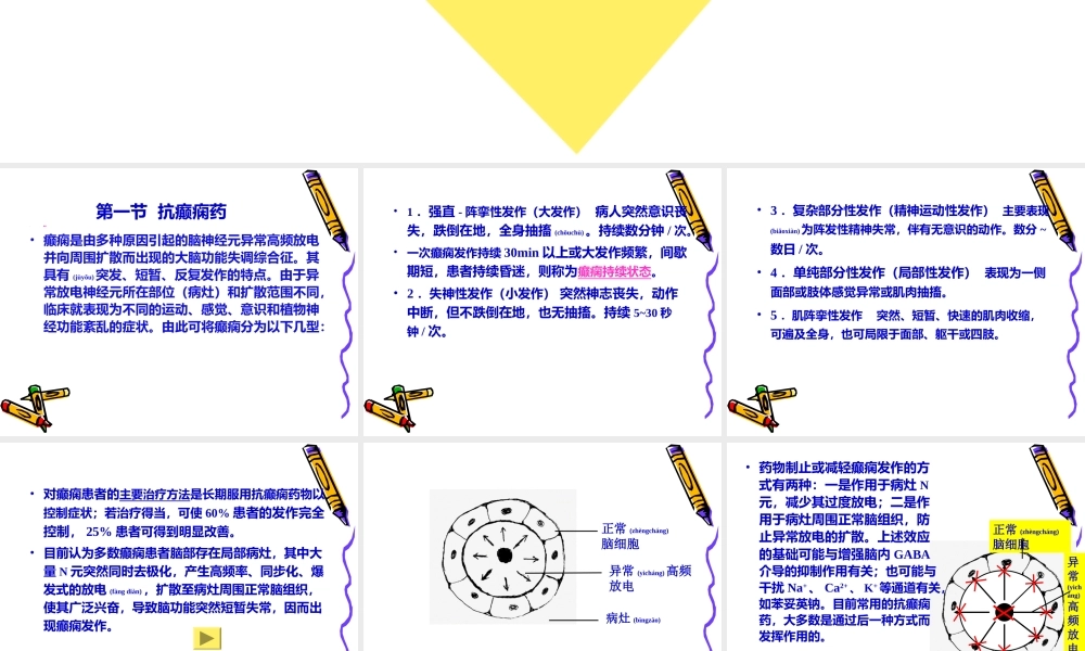 2022年医学专题—第十三章-抗癫痫药和抗惊厥药.ppt