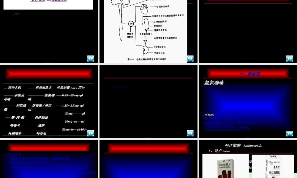 2022年医学专题—第十八篇-抗高血压药.ppt