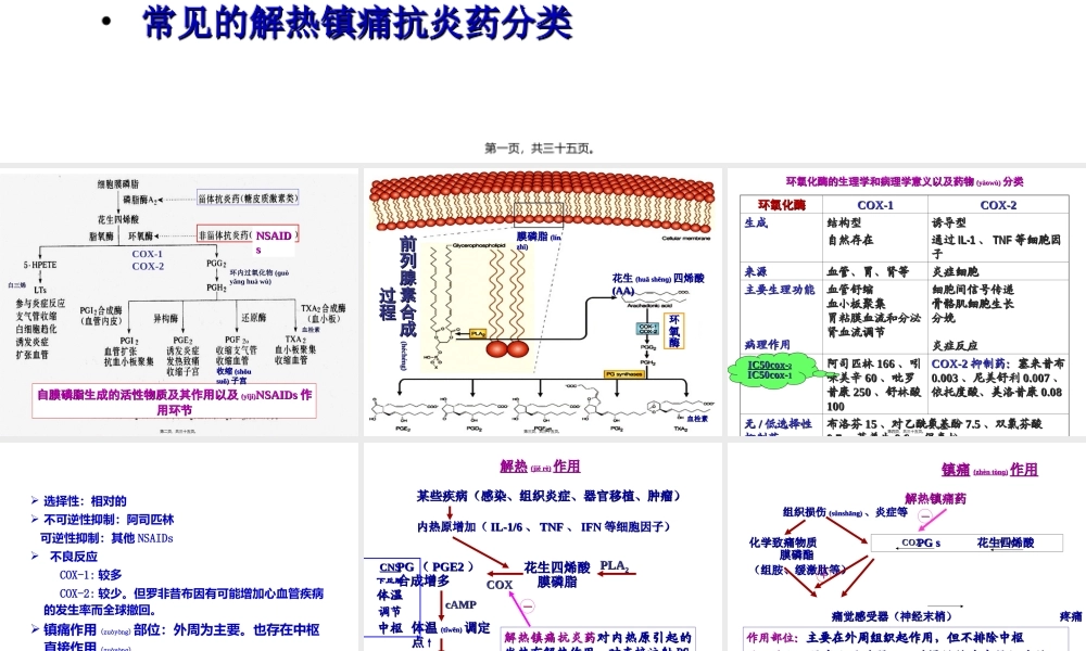 2022年医学专题—第十六篇-解热镇痛抗炎药.ppt