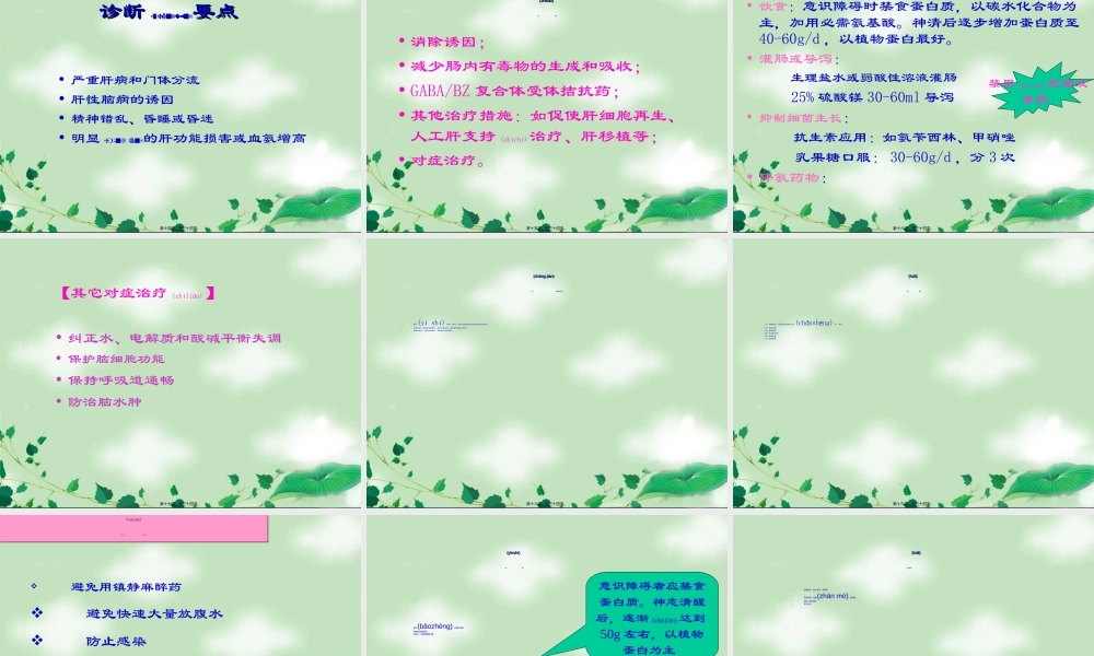 2022年医学专题—第十节--肝性脑病.ppt