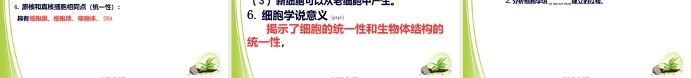2022年医学专题—细胞的多样性和统一性(共24张PPT).ppt