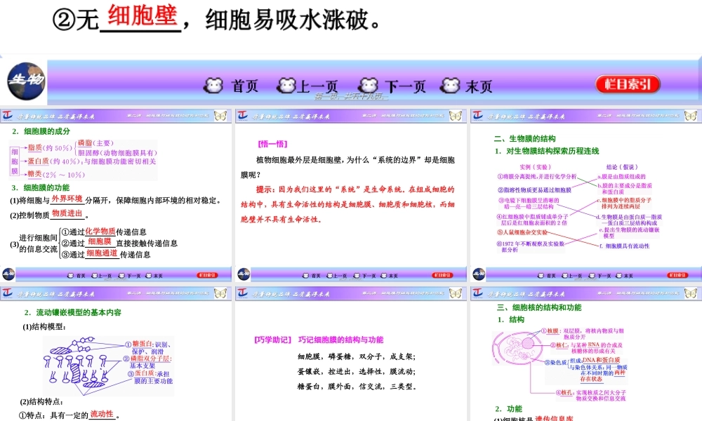 2022年医学专题—细胞膜与细胞核的结构和功能.ppt