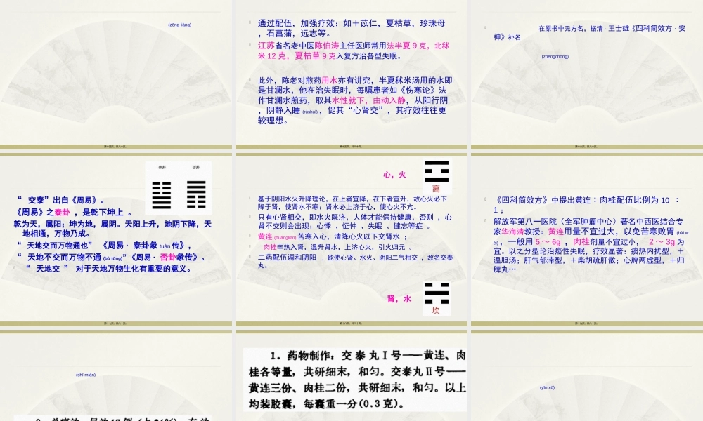 2022年医学专题—经典药对、验方漫谈.ppt