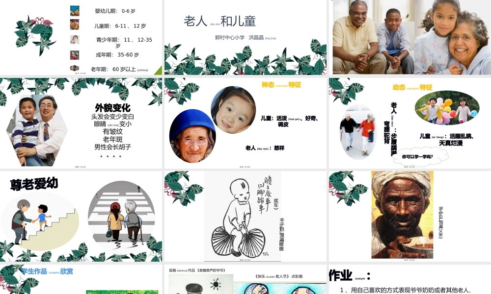 2022年医学专题—老人和儿童.pptx