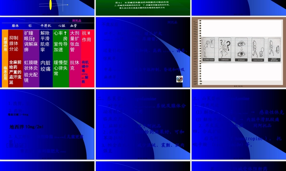 2022年医学专题—胆碱受体阻断剂.ppt