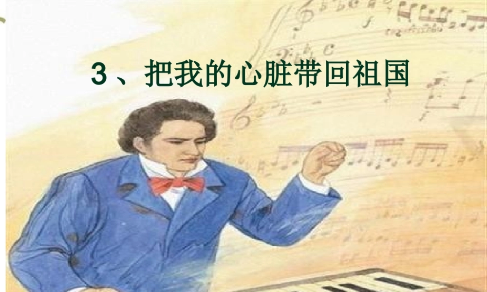 3把我的心脏带回祖国详解.pptx
