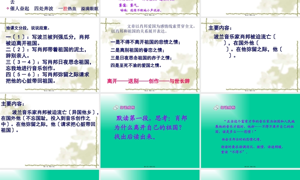 3把我的心脏带回祖国详解.pptx