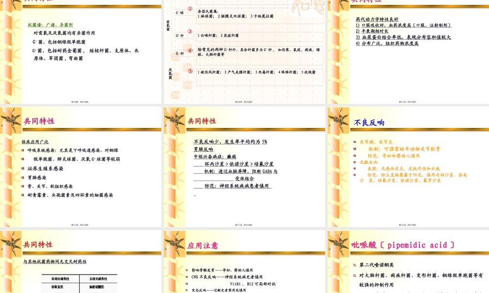 42人工合成抗菌药.pptx