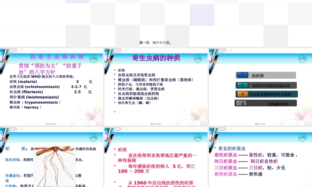41章抗寄生虫药.pptx