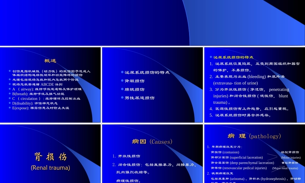 48泌尿科-泌尿系统损伤 (1).ppt