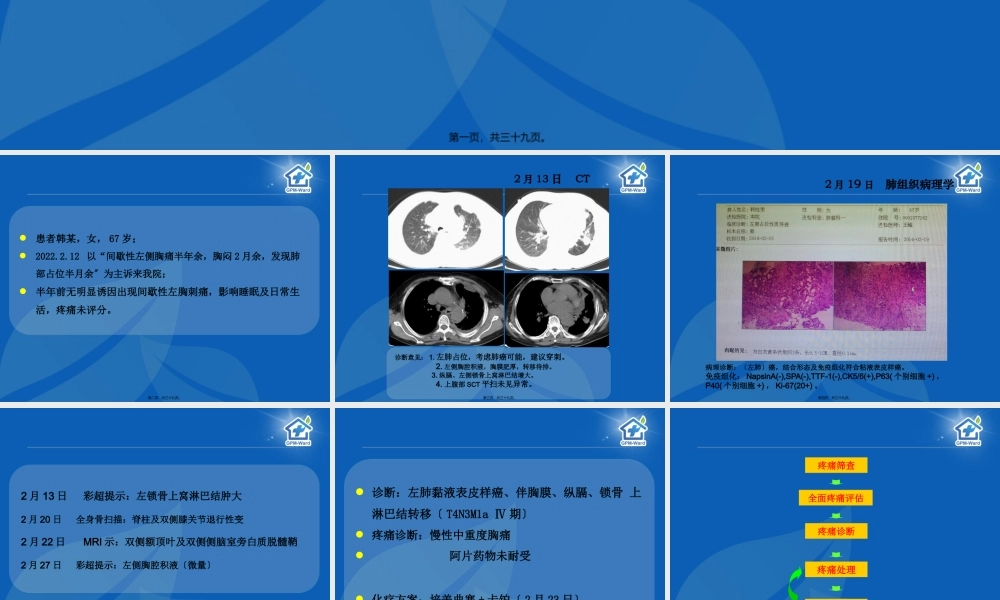 5-16癌痛病例分享(郑大一附院王峰).pptx