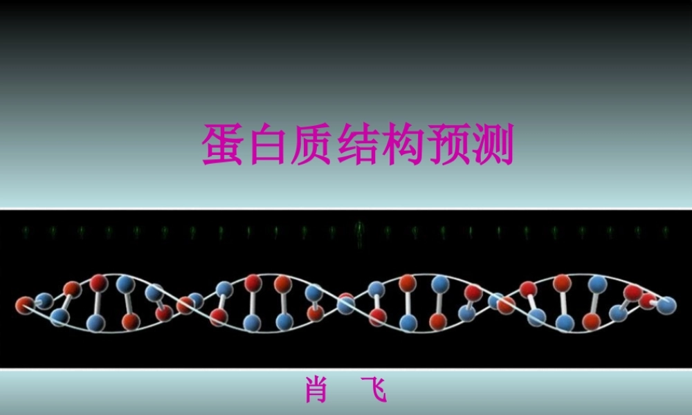 5-蛋白质三级结构预测.pptx