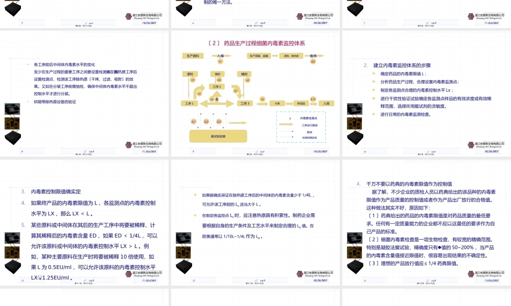5、内毒素检查法在药品生产质控的应用修改.pptx