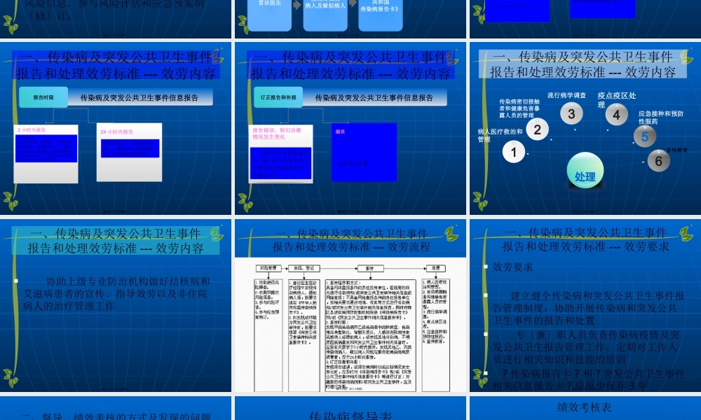 6传染病及突发公共卫生事件服务规范.pptx