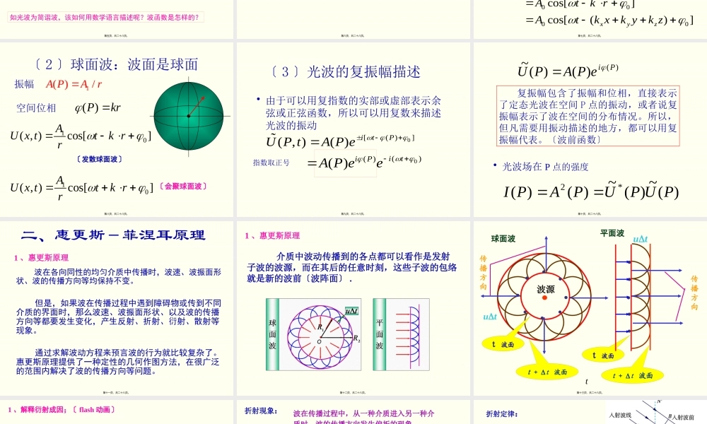 7惠更斯-菲涅耳原理详解.pptx
