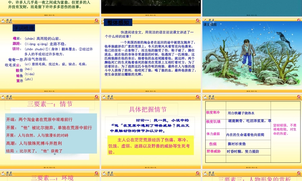 8-热爱生命(节选)概述.pptx