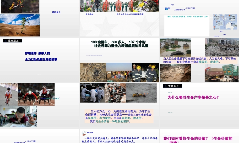 8.2-敬畏生命.ppt