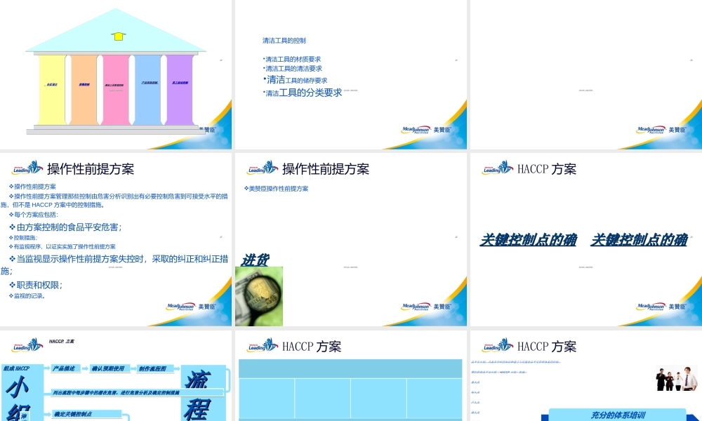 826.1430美赞臣营养品(中国)有限公司HACCP体系介绍.ppt