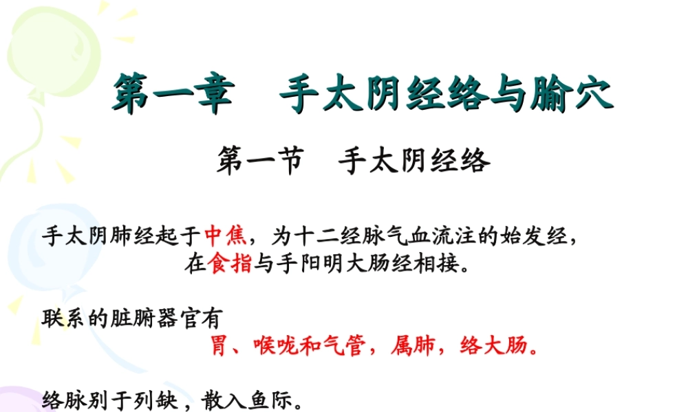 81人体经络穴位图谱1肺经(1).ppt