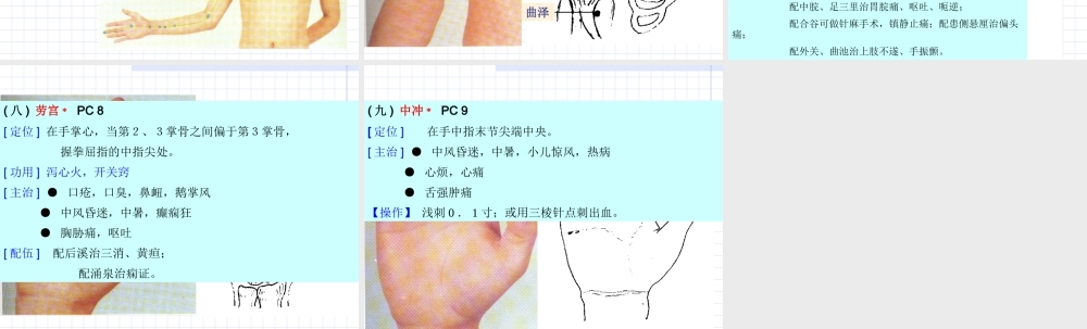 86人体经络穴位图谱9心包经(1).ppt