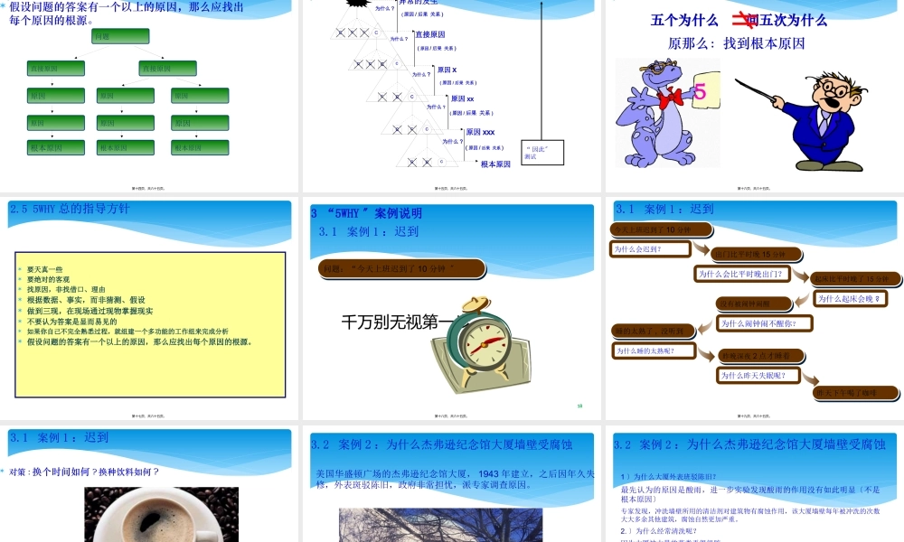 8D根本原因分析之5WHY与鱼骨图完整版.pptx