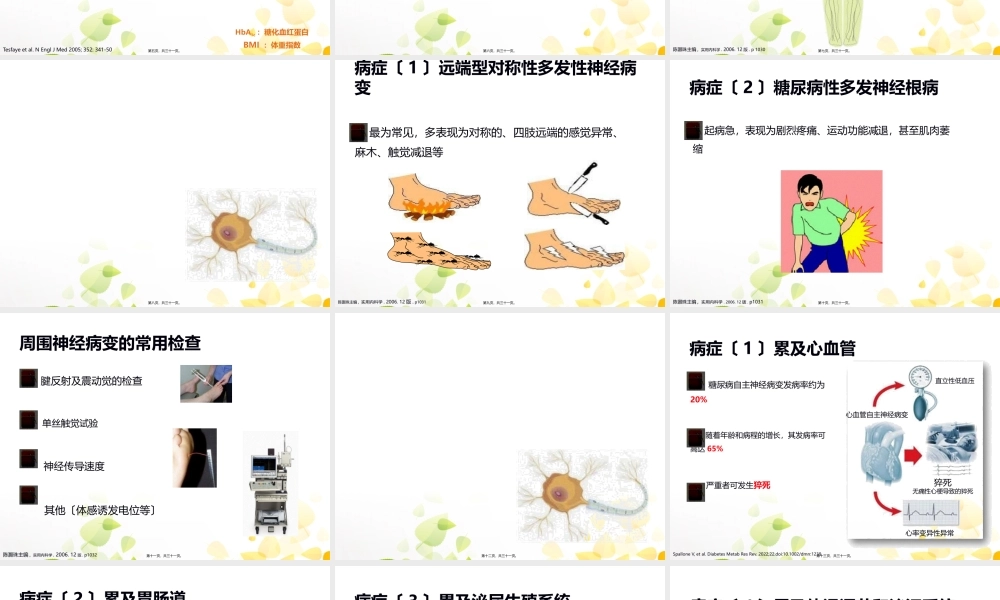 9.糖尿病与神经病变.pptx