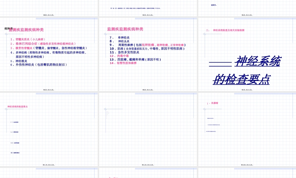 AFP急性弛缓性麻痹.ppt