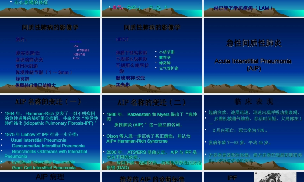 AIP急性间质性肺病.pptx