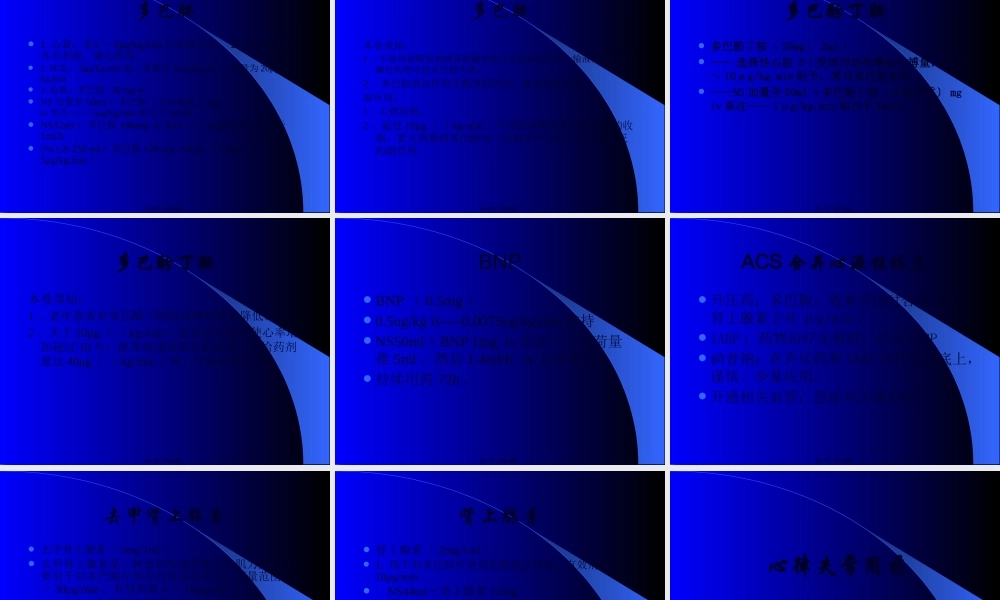 CCU常见抢救用药.pptx