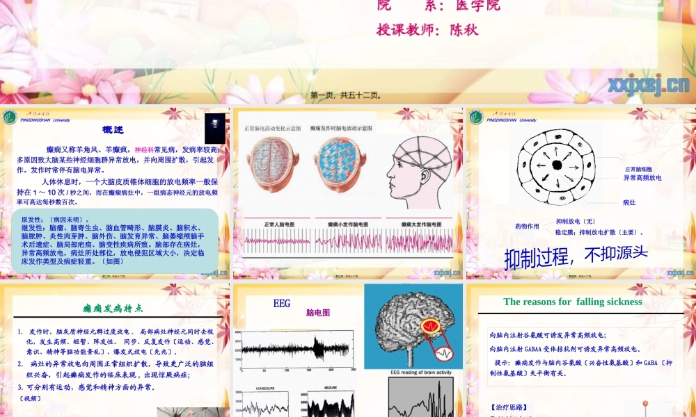 cq13抗癫痫、抗惊厥药教程.pptx