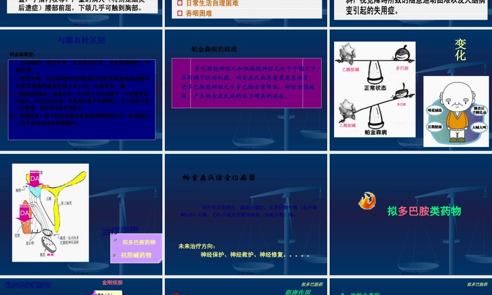 cq抗帕金森病解读.pptx