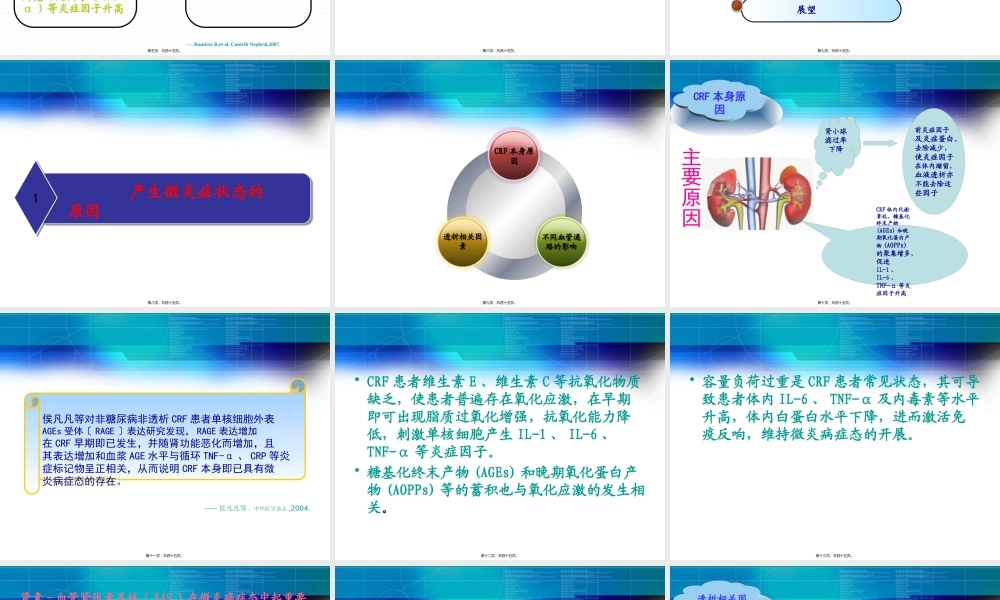 CRF微炎症诊治-南昌大学第二附属医院.pptx
