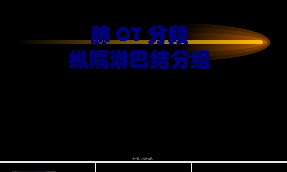 CT肺叶分段及纵膈淋巴结分组.ppt