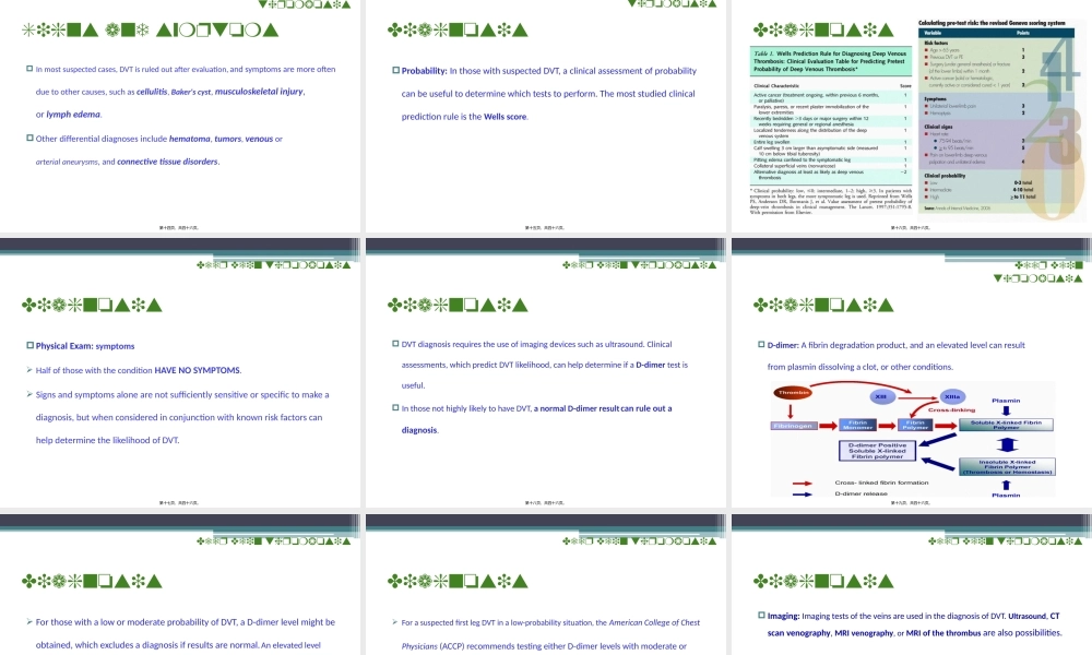 Deep-vein-thrombosis深静脉血栓.pptx