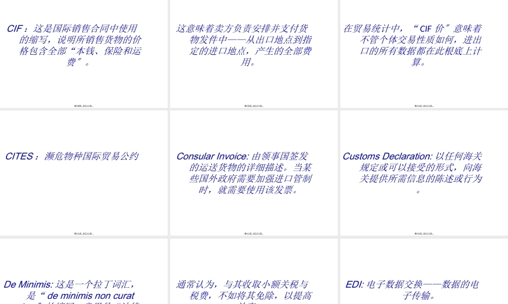 DHL快递通关术语(汇总).ppt