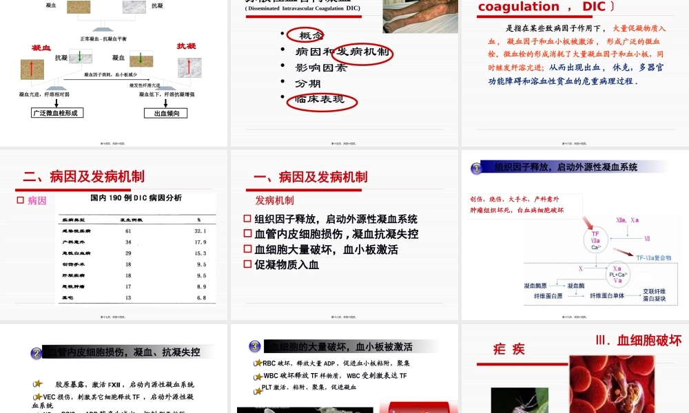 DIC(弥散性血管内凝血).pptx