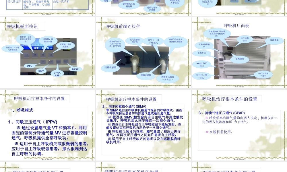 Drager呼吸机使用详解.pptx