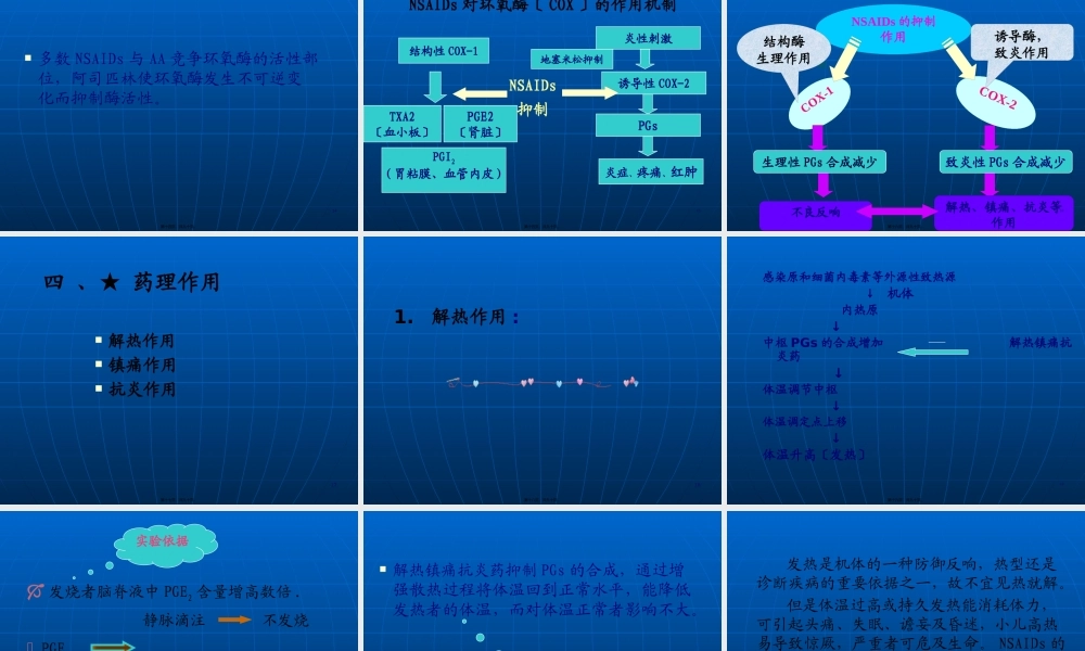 d第十六章解热镇痛抗炎药与抗痛风药.pptx