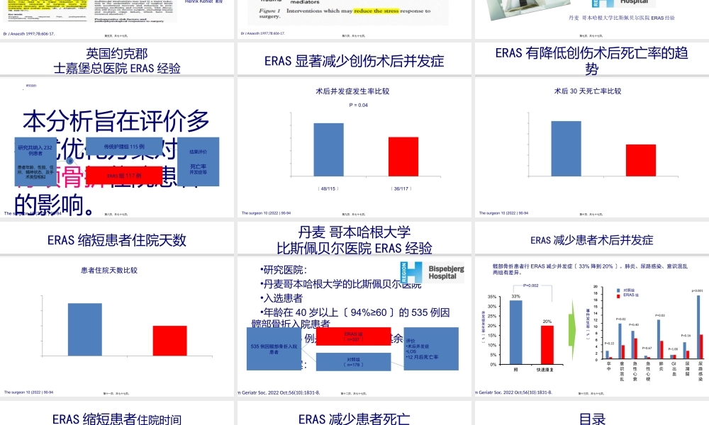 ERAS-骨科术后快速康复.ppt