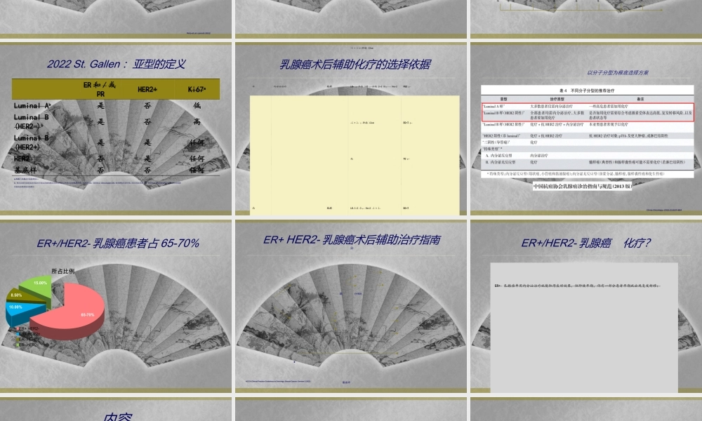 ER+-HER2-乳腺癌患者个体化化疗-20150508.ppt