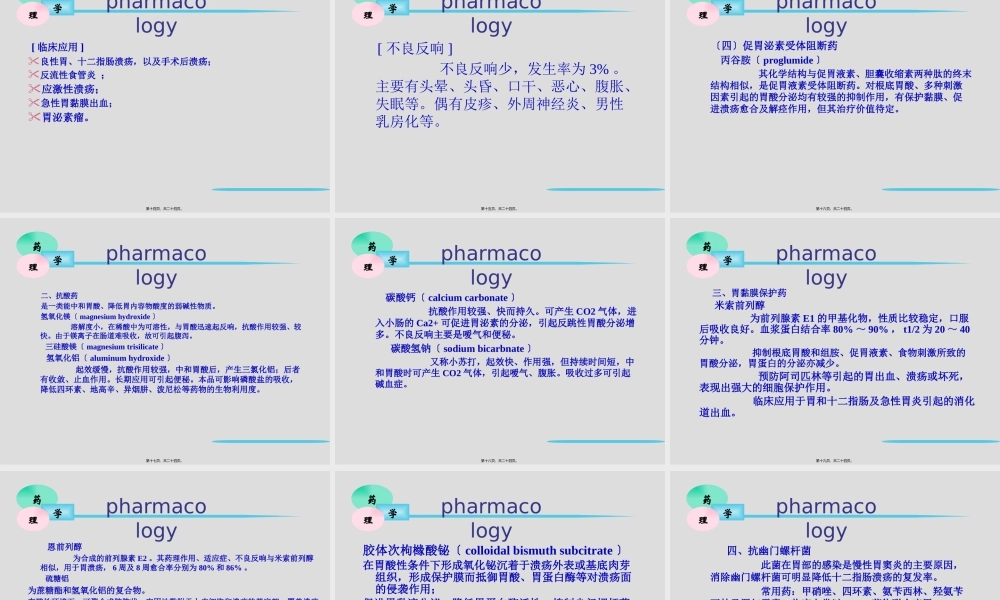 H2受体阻断药.pptx