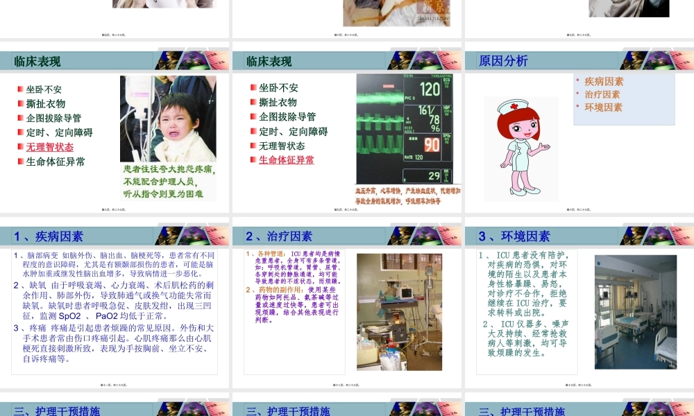 ICU病人烦躁的处理.7月.pptx