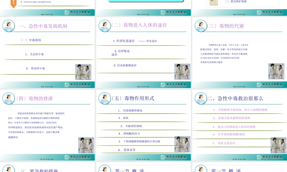 7第七章--急性中毒病人的救护汇总.pptx