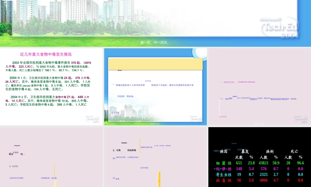 2022年医学专题—第二章---细菌性食物中毒.ppt