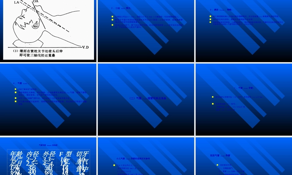 2022年医学专题—气管及支气管内插管术...ppt