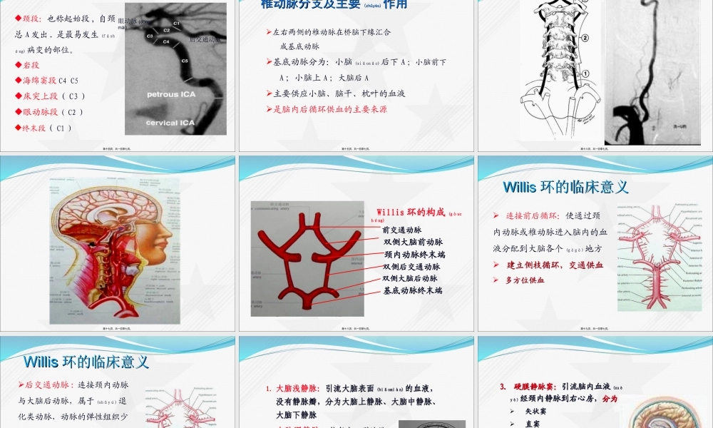 2022年医学专题—脑血管病总论-第四军医大学唐都医院神经外科王学廉.ppt