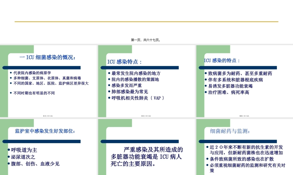 ICU的细菌耐药与对策.pptx